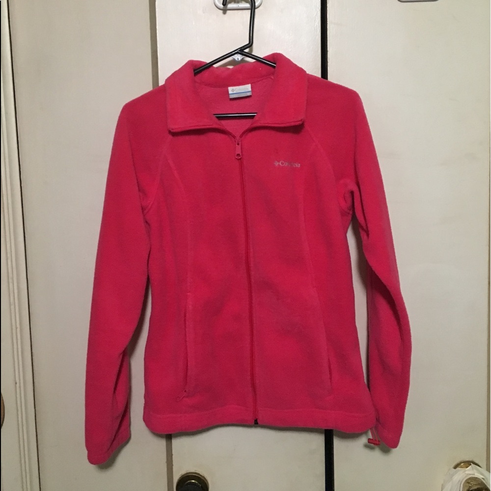 🌷 Columbia Sportswear Pink Fleece Jacket